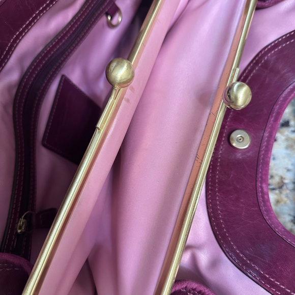 Vintage Coach shoulder bag from 2008 with kiss lock - Picture 8 of 10